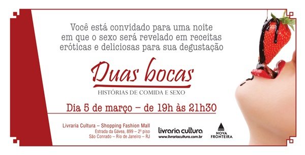 LanÃ§amento do Livro Duas Bocas no Rio de Janeiro