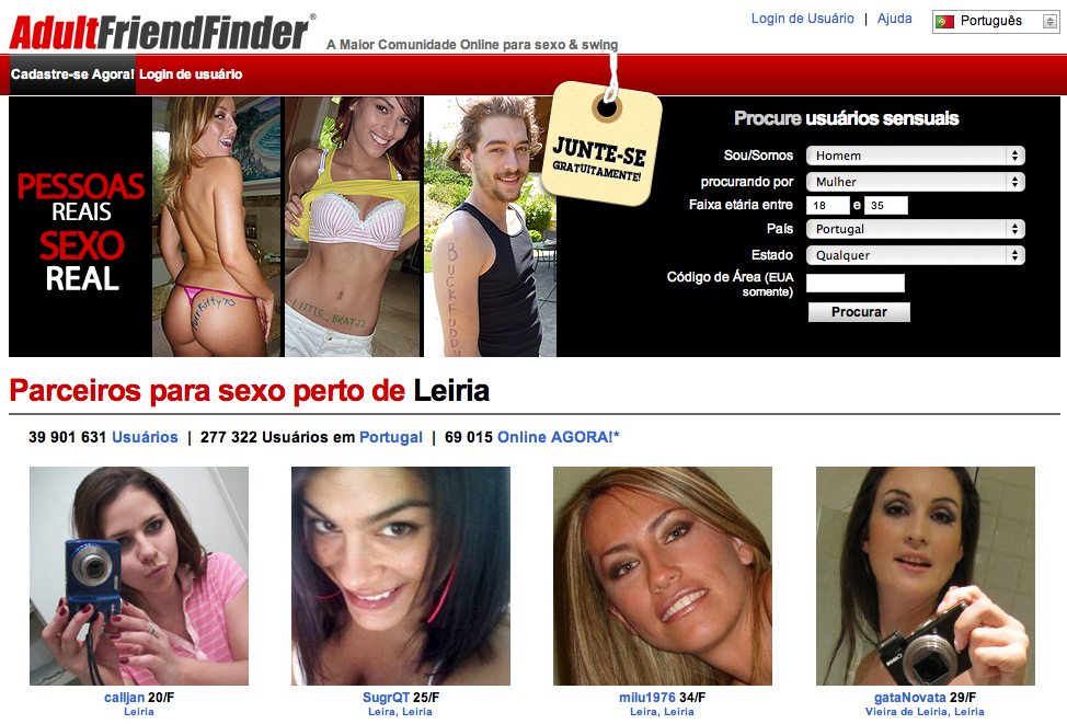 Adult Friend Finder agora também através de boleto