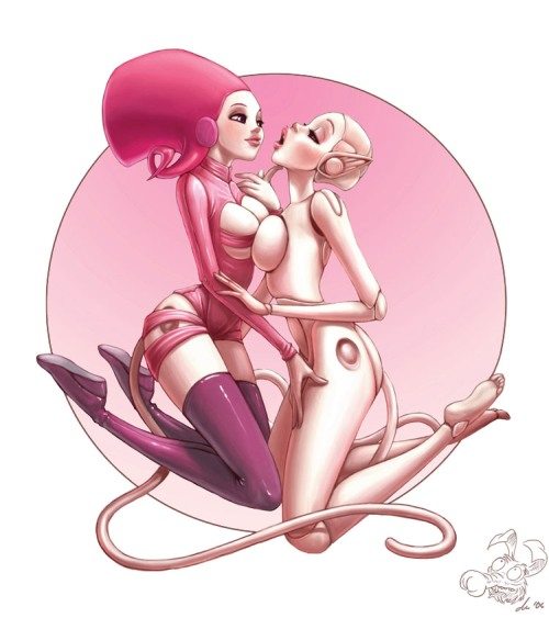 Erotismo e sensualidade nas ilustraÃ§Ãµes de Daniela Uhlig